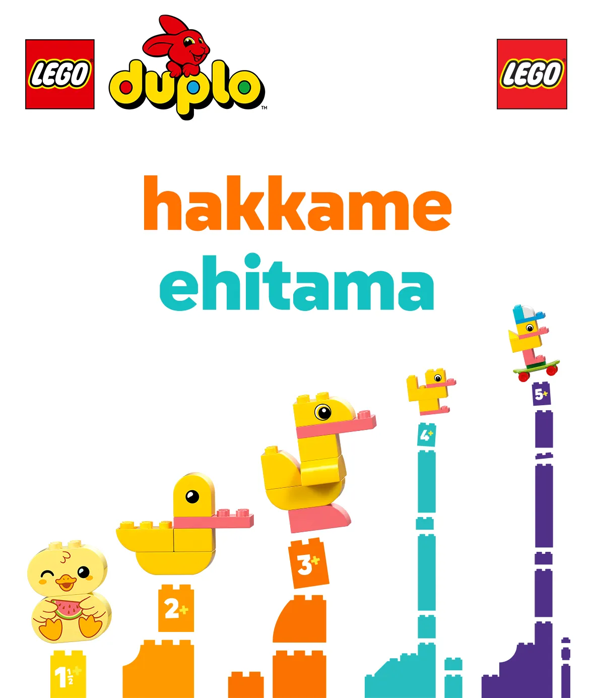 LEGO® DUPLO® žaidimų rinkiniai mažamečiams internetu pigiau. Pradėkime konstruoti.