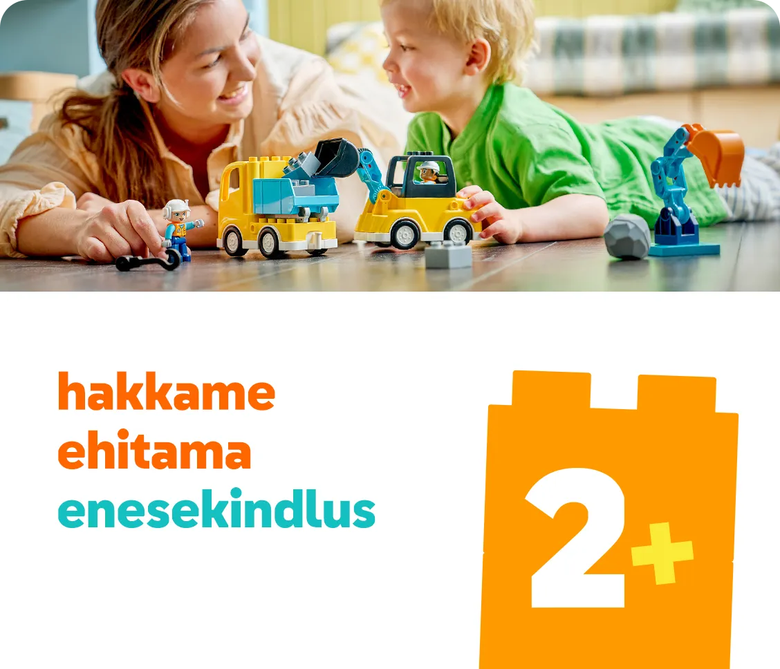 Pradėkite konstruoti pasitikėjimą savimi su LEGO®. Rinkiniai, skirti 2+ metų vaikams internetu pigiau