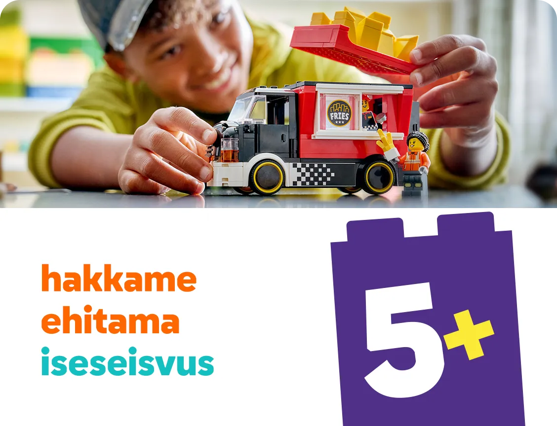 Pradėkite konstruoti savarankiškumą su LEGO®. Rinkiniai, skirti 5+ metų vaikams internetu pigiau