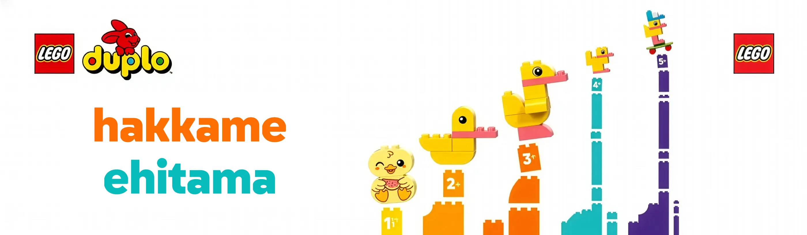 LEGO® DUPLO® žaidimų rinkiniai mažamečiams internetu pigiau. Pradėkime konstruoti.