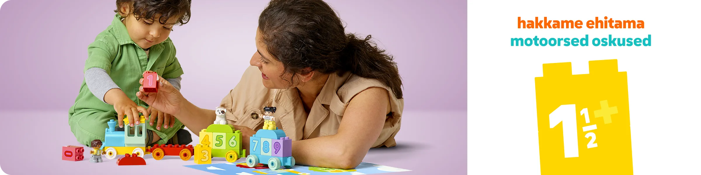 Pradėkite konstruoti rankų miklumo įgūdžius su LEGO®. Rinkiniai, skirti 1,5+ metų vaikams internetu pigiau