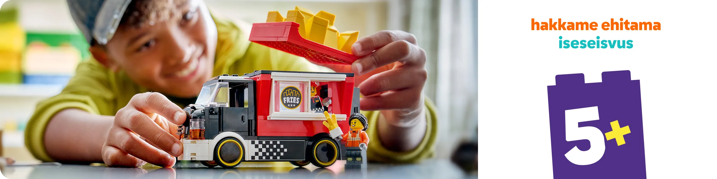 Pradėkite konstruoti savarankiškumą su LEGO®. Rinkiniai, skirti 5+ metų vaikams internetu pigiau