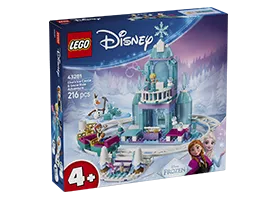 LEGO® 43281 | Disney Frozen Princesės Elzos ledo pilis ir smagus pasivažinėjimas rogėmis internetu pigiau