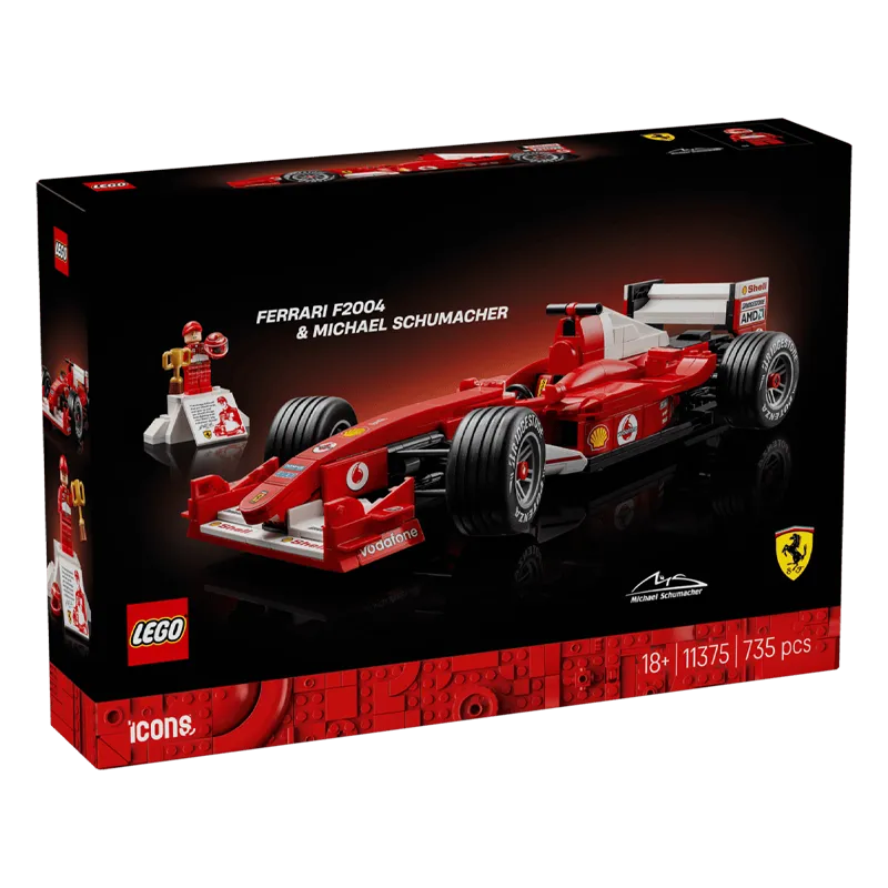 LEGO® Icons Ferrari F2004 ir Michael Schumacher