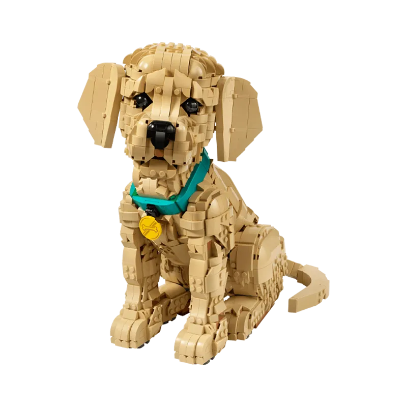 LEGO® Icons Auksaspalvių retriverių šuniukas