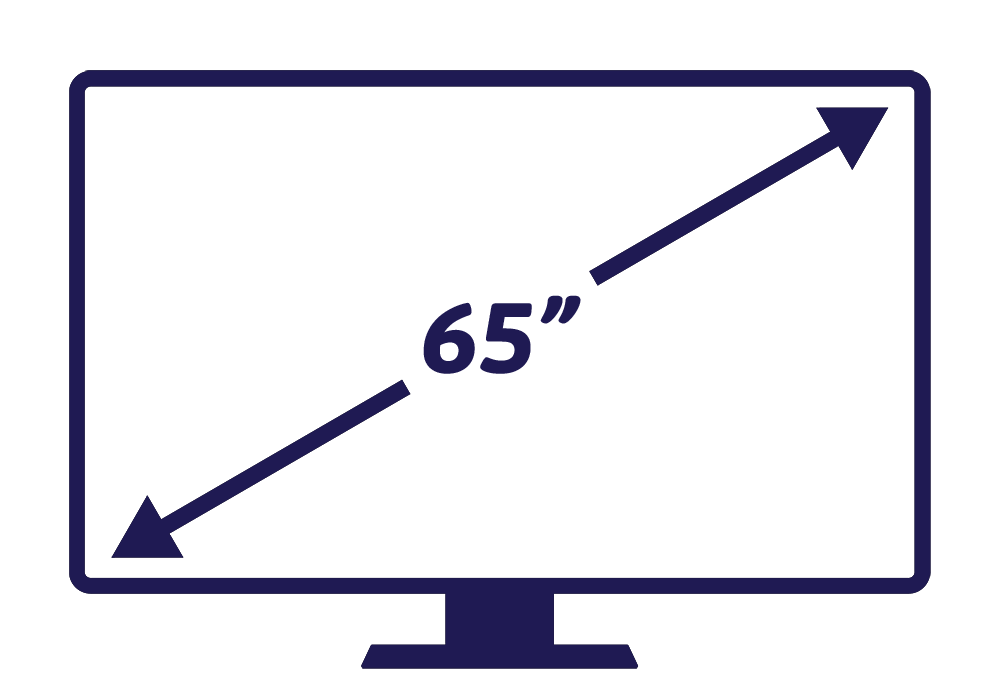 65 colių televizoriai internetu