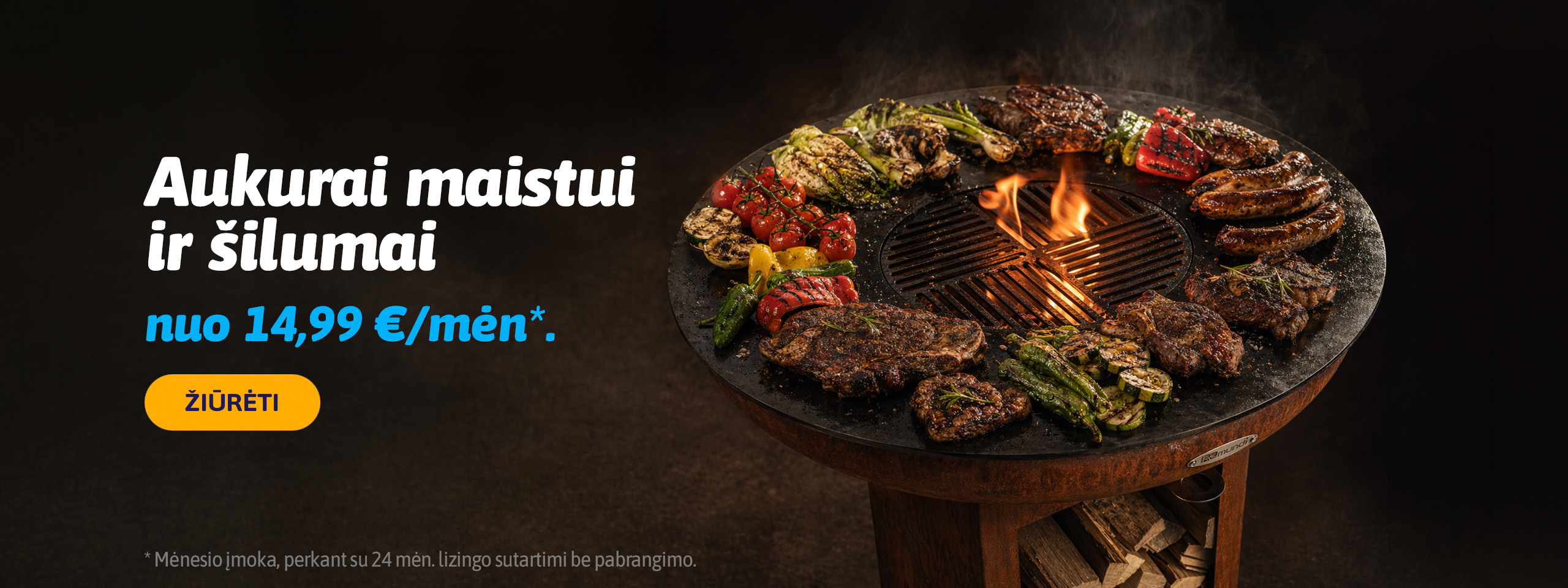 Kiemo aAukurai internetu pigiau. Net 24 mėn. lizingas be pabrangimo.