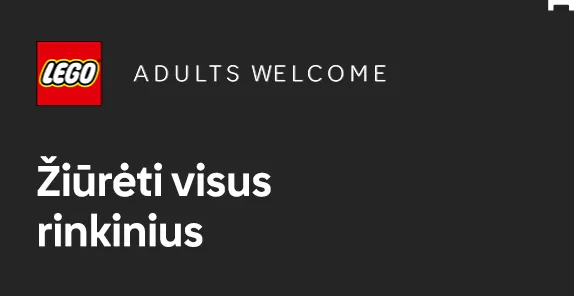 LEGO® Adults – visi rinkiniai