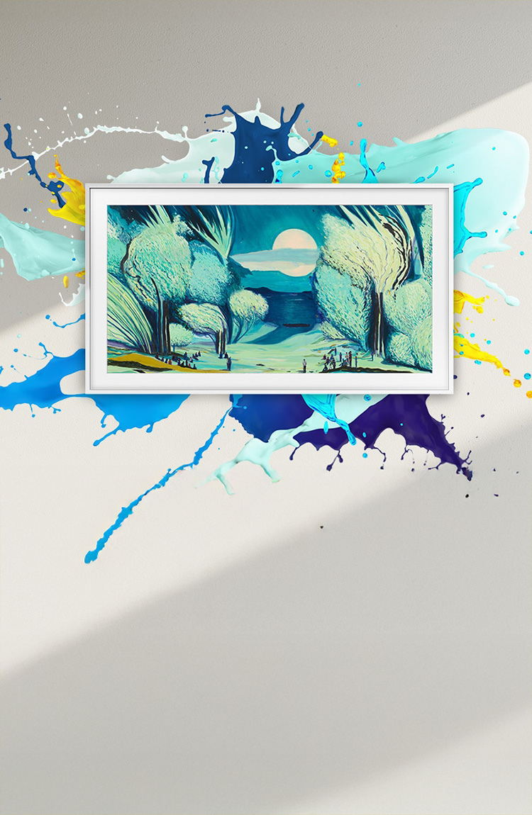 Samsung The Frame televizoriai interntu