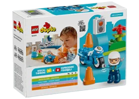 LEGO® 10471 | DUPLO® Mėlynas policijos motociklas internetu pigiau