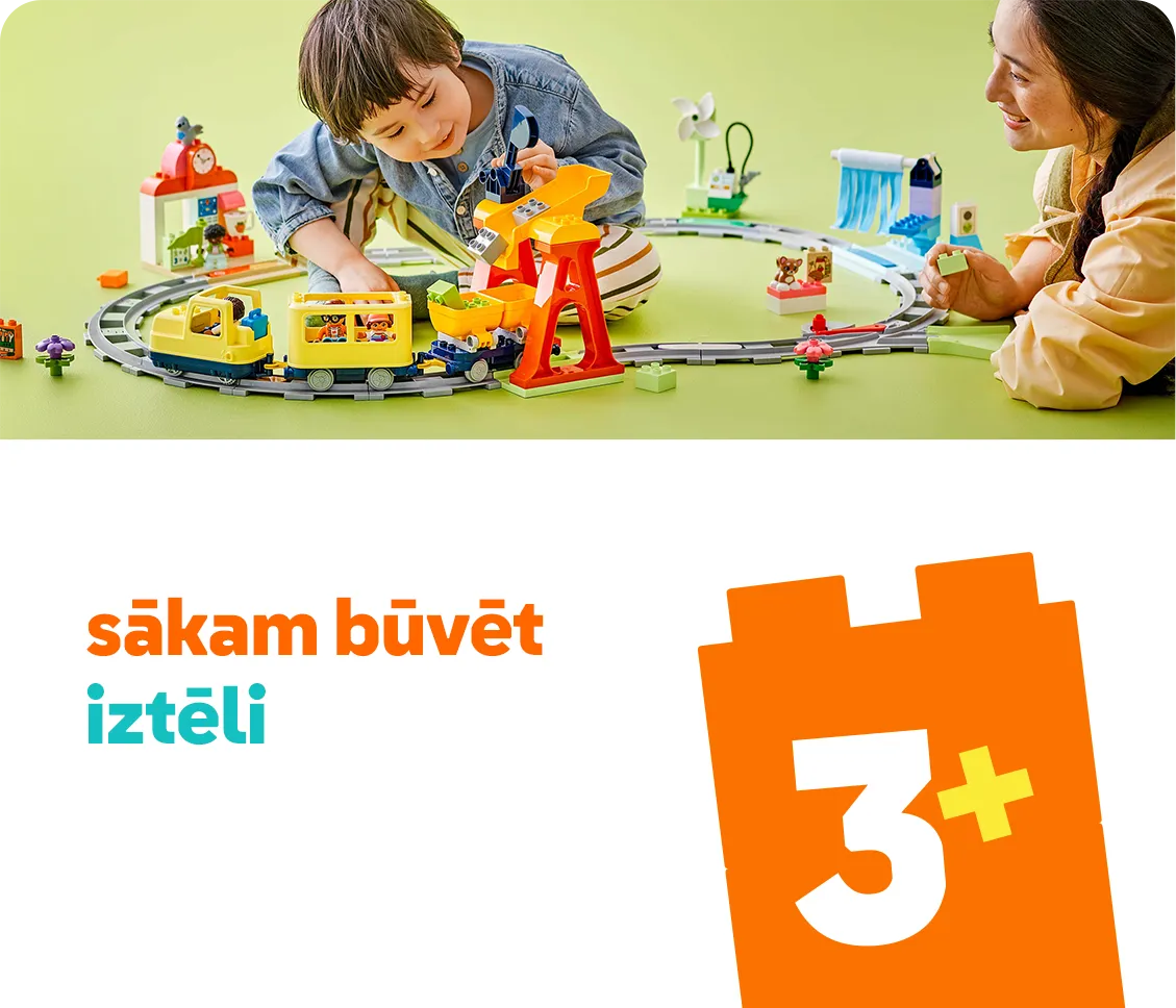 Pradėkite konstruoti vaizduotę su LEGO®. Rinkiniai, skirti 3+ metų vaikams internetu pigiau