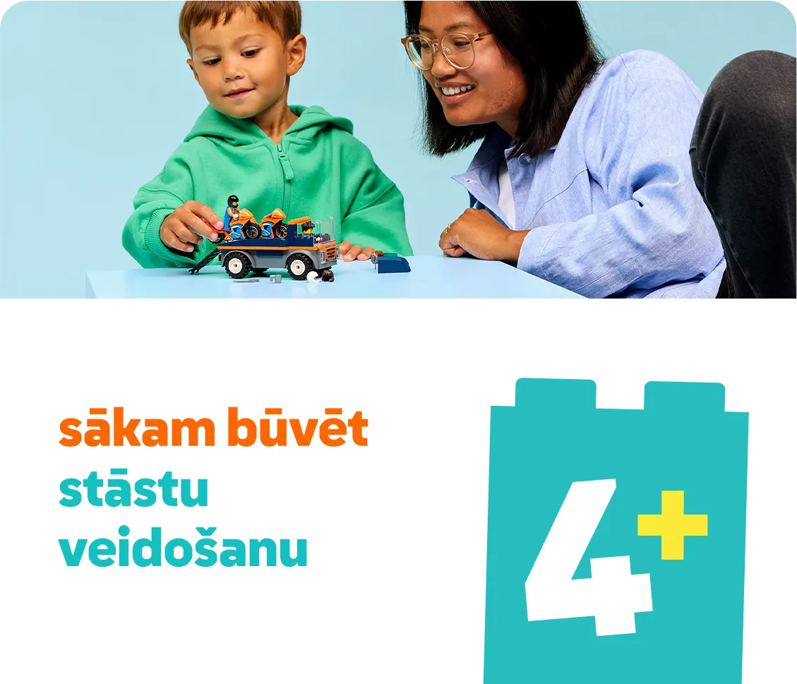 Pradėkite konstruoti naują istoriją su LEGO®. Rinkiniai, skirti 4+ metų vaikams internetu pigiau