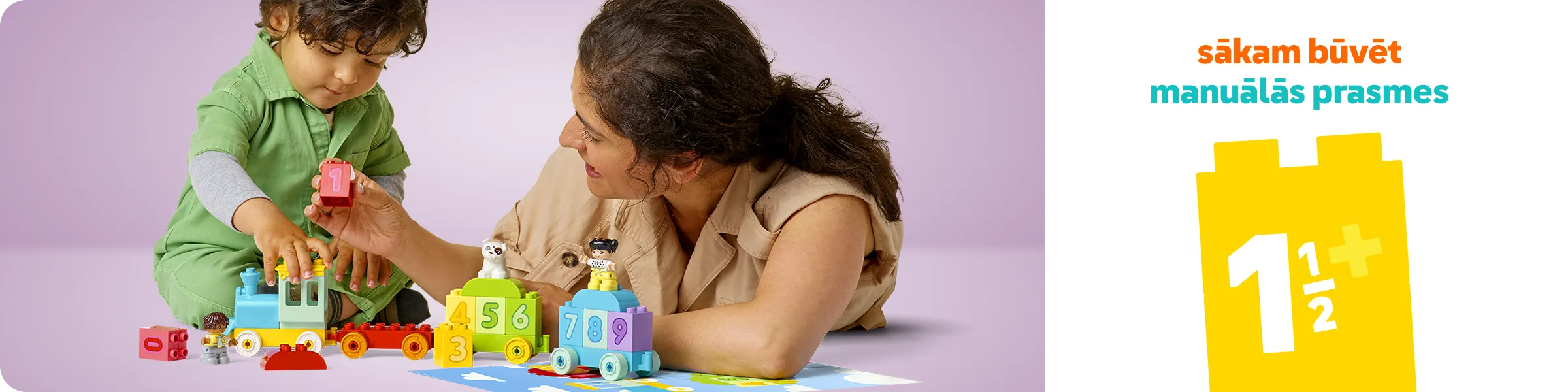 Pradėkite konstruoti rankų miklumo įgūdžius su LEGO®. Rinkiniai, skirti 1,5+ metų vaikams internetu pigiau