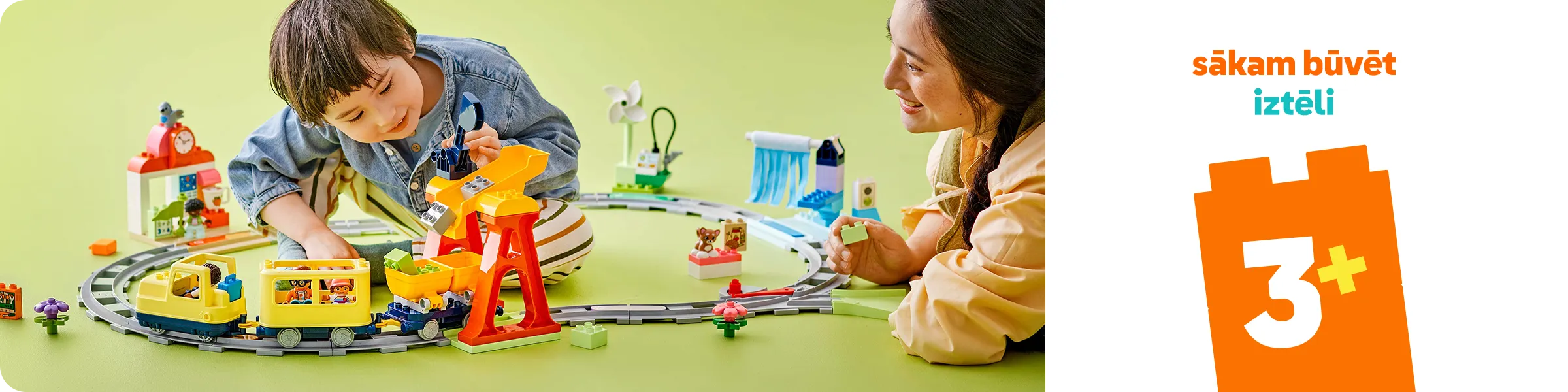 Pradėkite konstruoti vaizduotę su LEGO®. Rinkiniai, skirti 3+ metų vaikams internetu pigiau