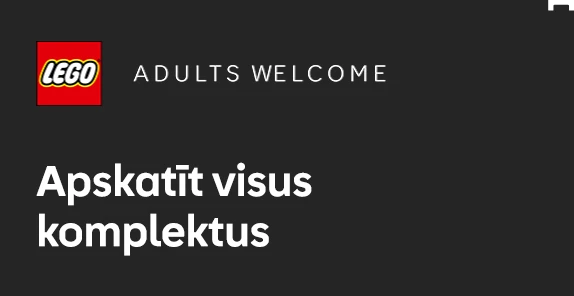 LEGO® Adults – visi rinkiniai