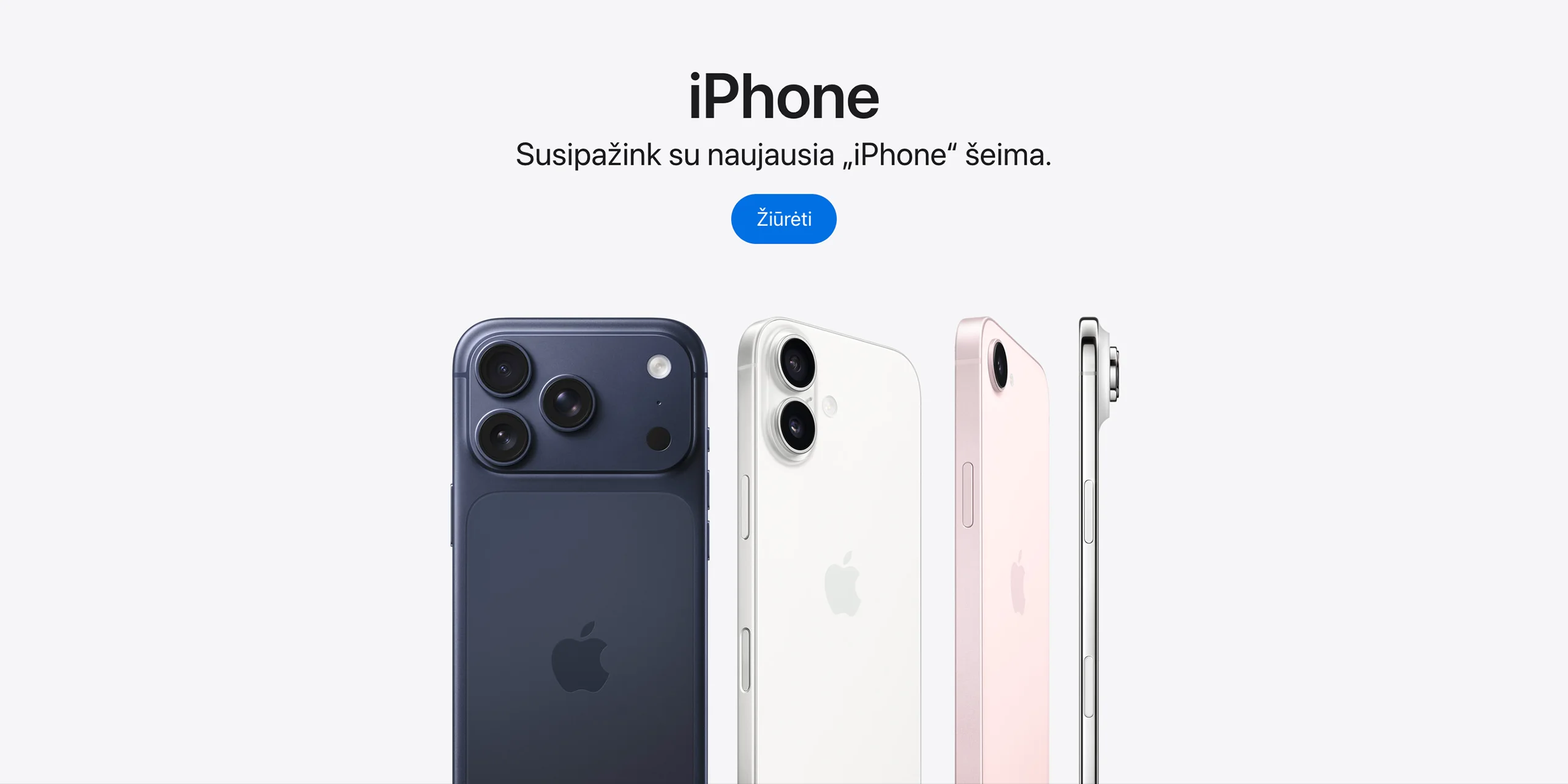 Apple iPhone internetu pigiau. Iki 24 mėn. lizingas be pabrangimo.