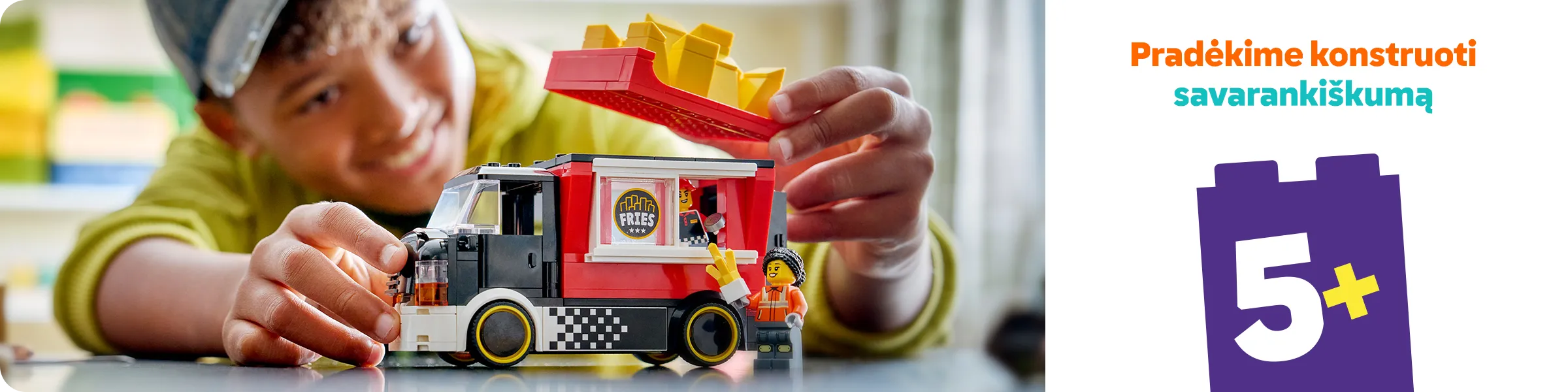 Pradėkite konstruoti savarankiškumą su LEGO®. Rinkiniai, skirti 5+ metų vaikams internetu pigiau