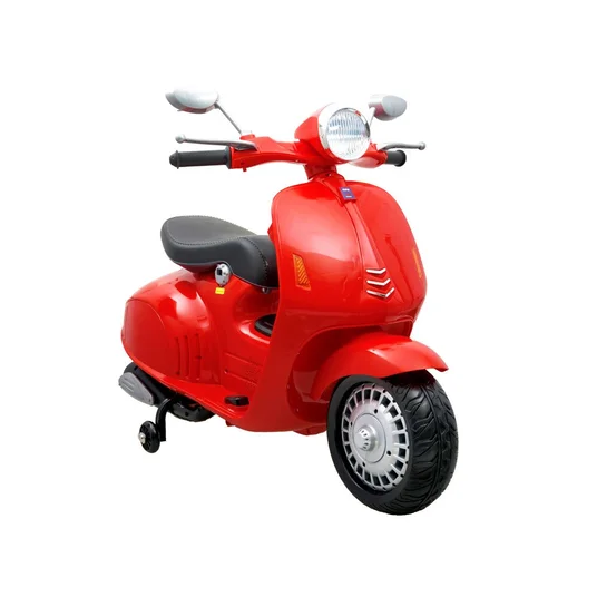 Vaikiškas elektrinis motoroleris „VESPA" PA0139 CZ, raudonas