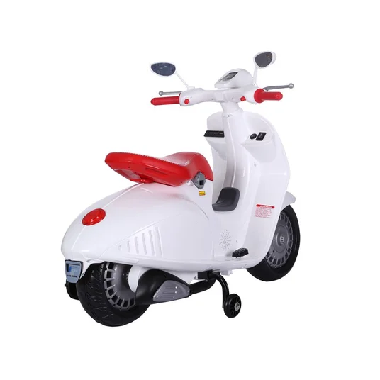 Vaikiškas elektrinis motoroleris „VESPA" PA0139 BI, baltas