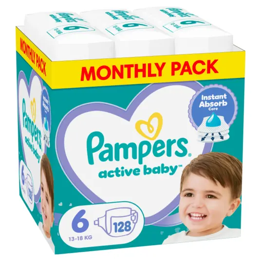 Pampers mähkmed AB 6 128 tk.