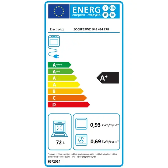 Ahi Electrolux EOC8P39WZ
