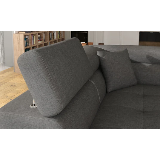 Kampinė sofa Kampinė sofa Anton su patalynės dėže, audinys Sawana 21, Soft 17