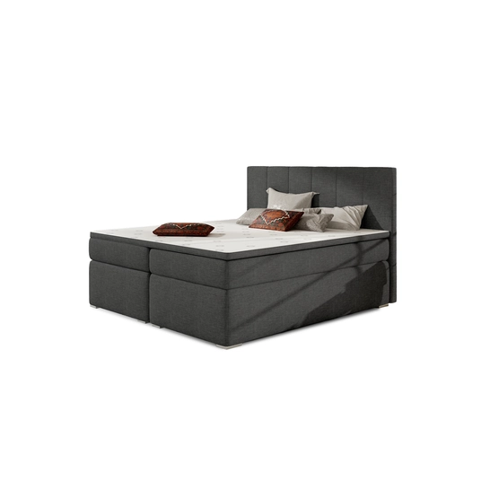 Continental lova su patalynės dėže Bolero 180X200, pilka, audinys Sawana 21