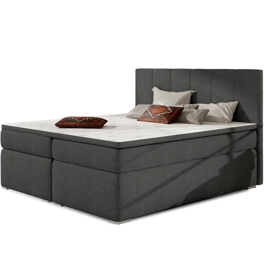 Continental lova su patalynės dėže Bolero 180X200, pilka, audinys Sawana 21