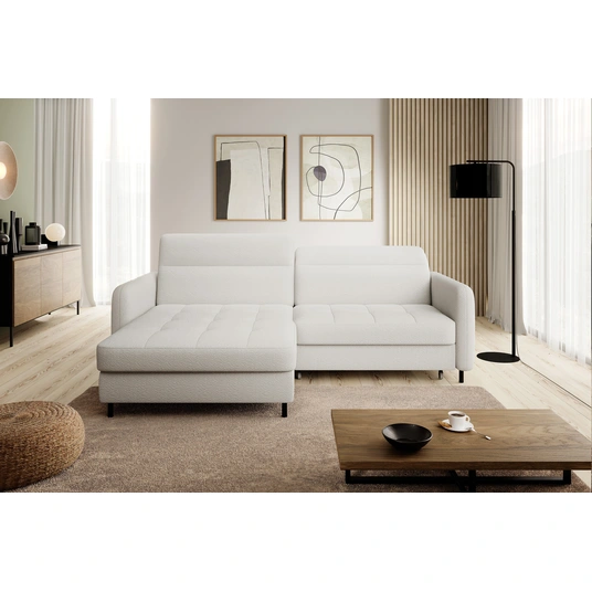 Kampinė sofa Gomsi su patalynės dėže, audinys Royal 01