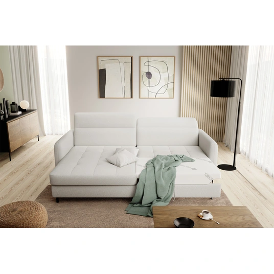 Kampinė sofa Gomsi su patalynės dėže, audinys Royal 01