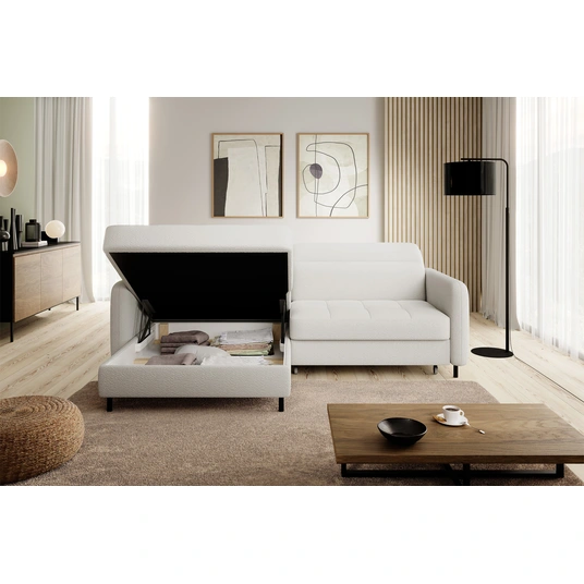 Kampinė sofa Gomsi su patalynės dėže, audinys Royal 01