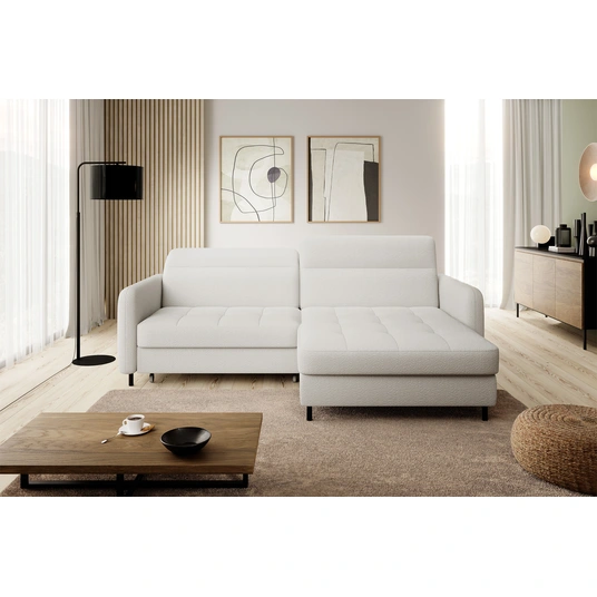 Kampinė sofa Gomsi su patalynės dėže, audinys Royal 01