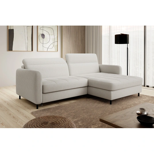 Kampinė sofa Gomsi su patalynės dėže, audinys Royal 01