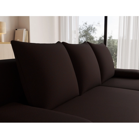 Nurgadiivan-voodi Gino, pruun
