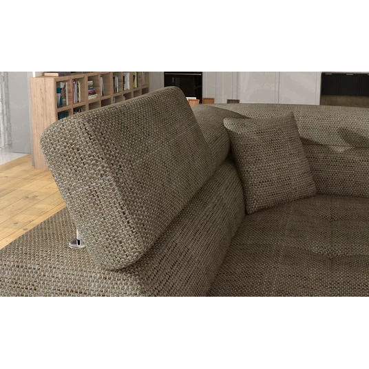 Kampinė sofa Kampinė sofa Anton su patalynės dėže, audinys Berlin 03, Soft 33