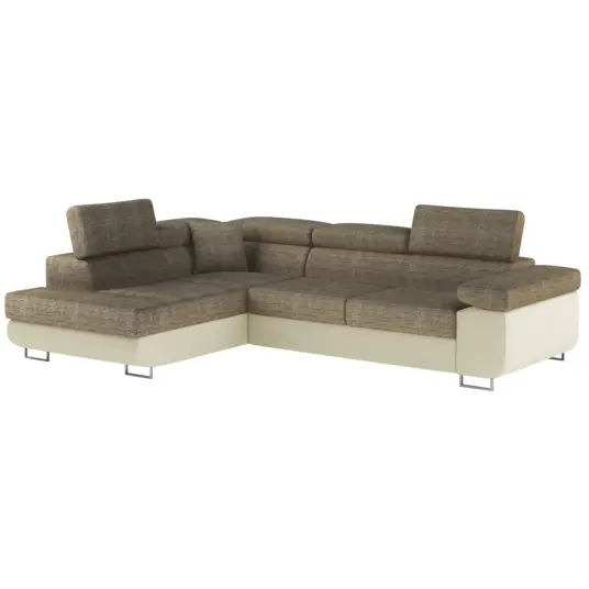 Kampinė sofa Kampinė sofa Anton su patalynės dėže, audinys Berlin 03, Soft 33