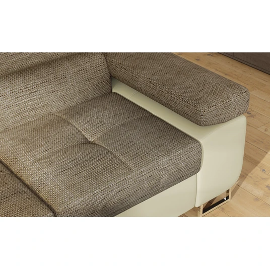 Kampinė sofa Kampinė sofa Anton su patalynės dėže, audinys Berlin 03, Soft 33