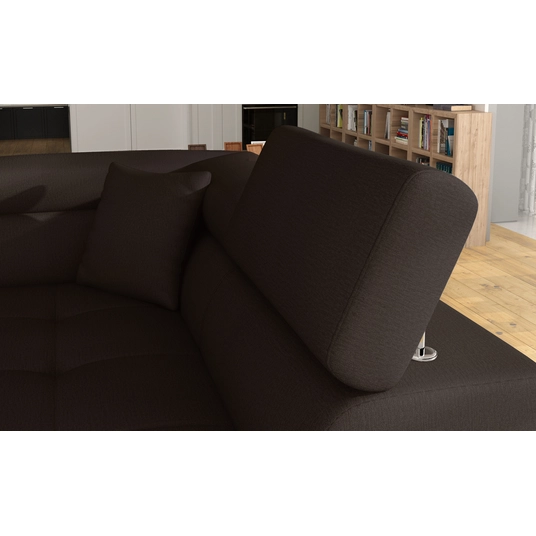 Kampinė sofa Kampinė sofa Anton su patalynės dėže, audinys Monolith 29, Monolith 09