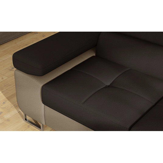 Kampinė sofa Kampinė sofa Anton su patalynės dėže, audinys Monolith 29, Monolith 09