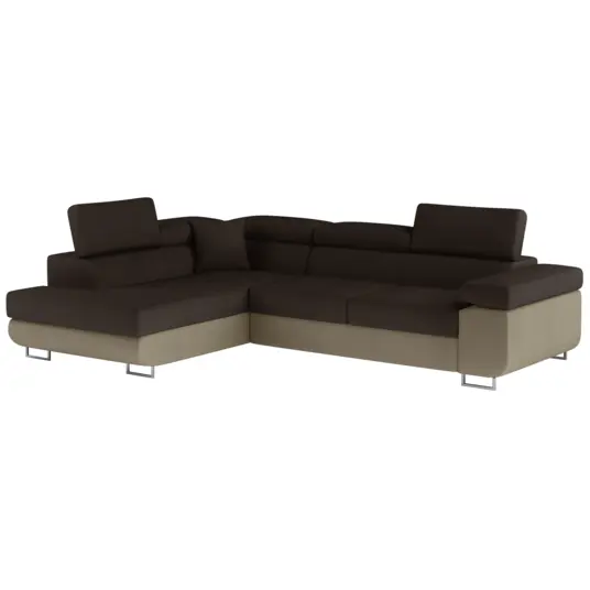 Kampinė sofa Kampinė sofa Anton su patalynės dėže, audinys Monolith 29, Monolith 09