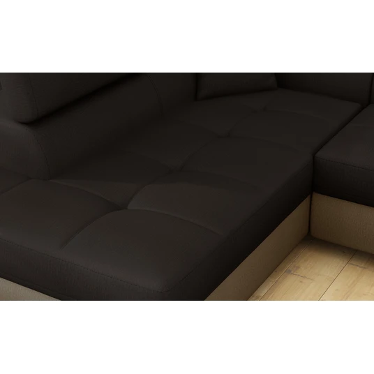Kampinė sofa Kampinė sofa Anton su patalynės dėže, audinys Monolith 29, Monolith 09