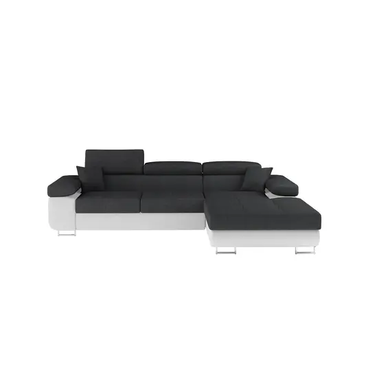 Kampinė sofa Armando su patalynės dėže, audinys Sawana 05, Soft 17