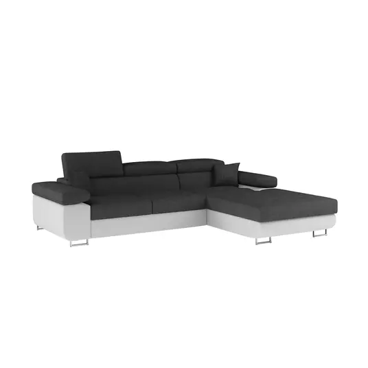 Kampinė sofa Armando su patalynės dėže, audinys Sawana 05, Soft 17