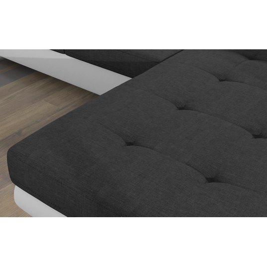 Kampinė sofa Armando su patalynės dėže, audinys Sawana 05, Soft 17