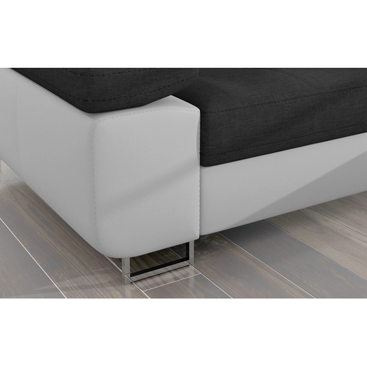 Kampinė sofa Armando su patalynės dėže, audinys Sawana 05, Soft 17