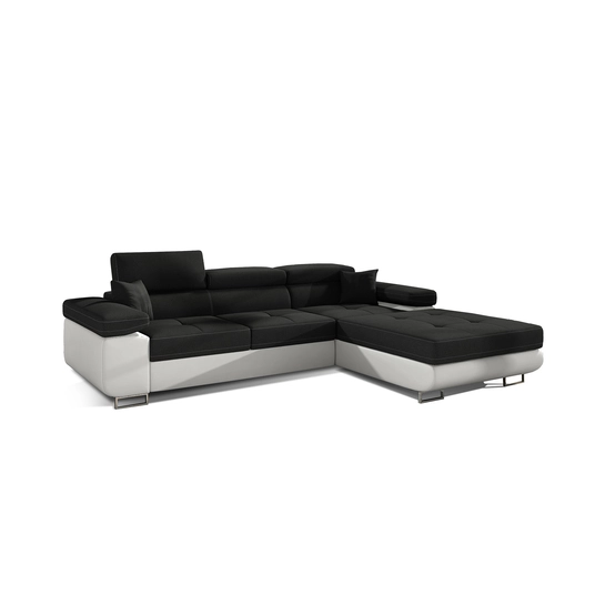 Kampinė sofa Armando su patalynės dėže, audinys Sawana 14, Soft 17