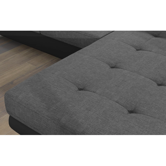 Kampinė sofa Armando su patalynės dėže, audinys Sawana 21, Soft 11