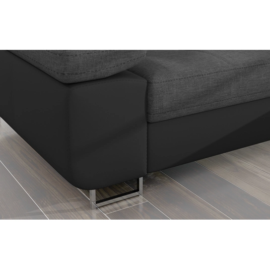 Kampinė sofa Armando su patalynės dėže, audinys Sawana 21, Soft 11