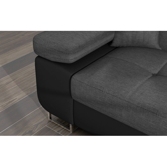 Kampinė sofa Armando su patalynės dėže, audinys Sawana 21, Soft 11