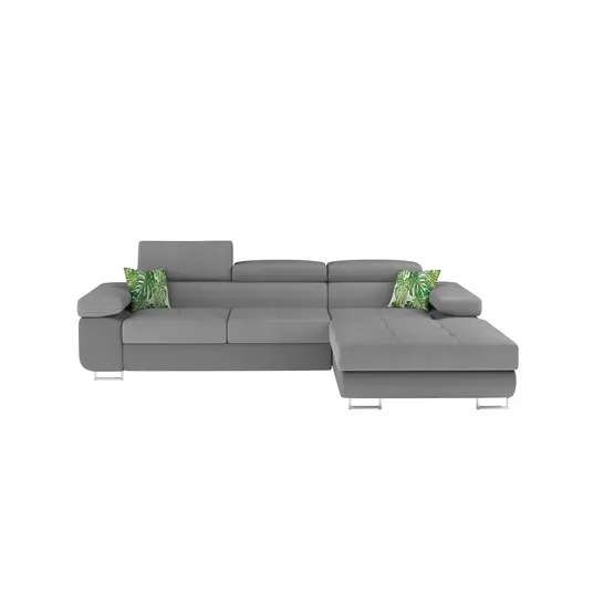 Kampinė sofa Armando su patalynės dėže, audinys Soro 83, Soft 29